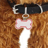 W9 Bone Shape Collar Tag Cum Pendant for Dog/Puppy/Kitten/Cat (Color May Vary)-Small-Make Your Pet Cute. W9