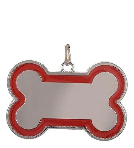 W9 Bone Shape Collar Tag Cum Pendant for Dog/Puppy/Kitten/Cat (Color May Vary)-Small-Make Your Pet Cute. W9
