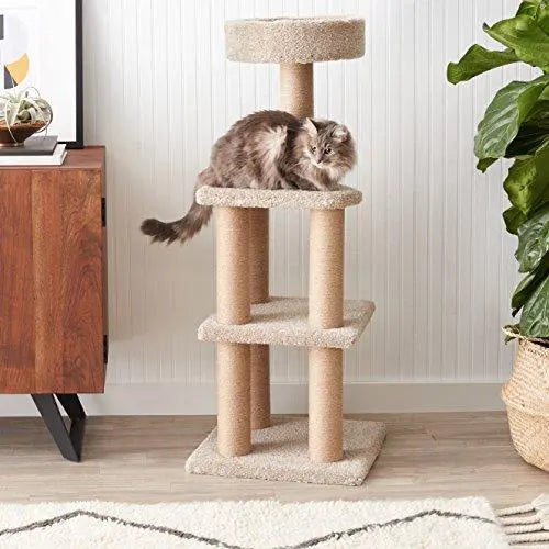 adidog Cat Activity Tree with Scratching Posts, Large AmazonBasics