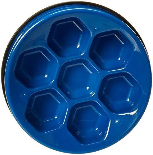 adidog Dog Slow Feeder Bowl for Anti-Bloating,Soccer ball-Blue AmazonBasics