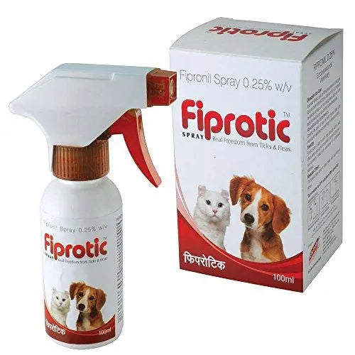 all4pets Fiprotic Tick and Fleas-free Spray (100 ml) Amanpetshop