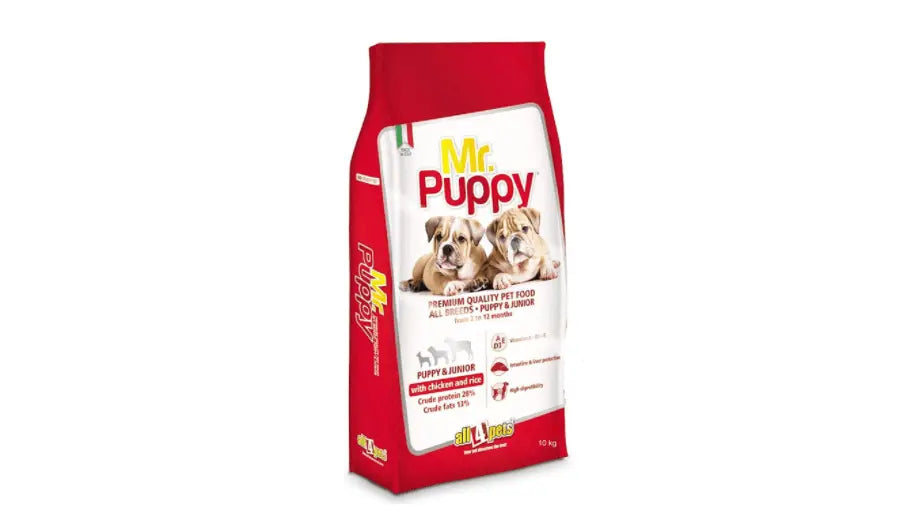 all4pets Mr.Puppy Chicken and Rice Dog's Food (10 Kg) Amanpetshop