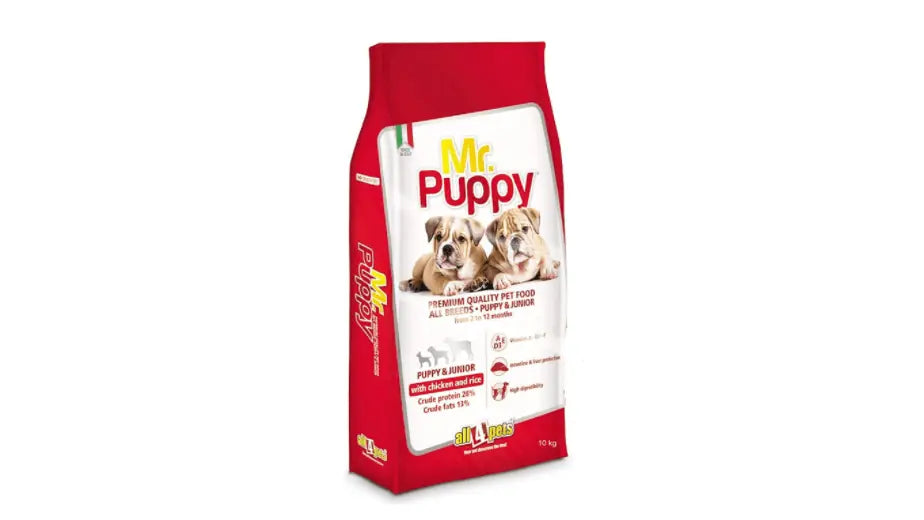 all4pets Mr.Puppy Chicken and Rice Dog's Food (3 Kg) Amanpetshop