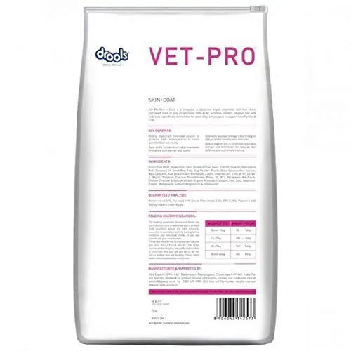 we love pets Vet pro Skin Coat 3 kg Dog Food for Healthy Skin and Coat we love pets